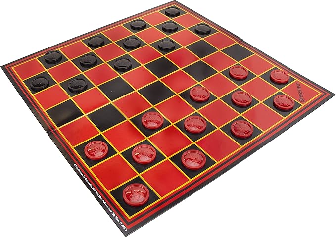Pressman Chess / Checkers / Backgammon - 3 Games in One with Full Size Staunton Chess Pieces and Interlocking Checkers, 15.62 x 8.00 x 1.50 Inches