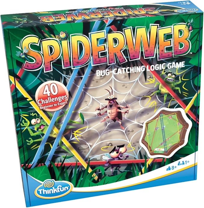 Think Fun Spiderweb: A Bug-Catching Logic Game for Ages 8+