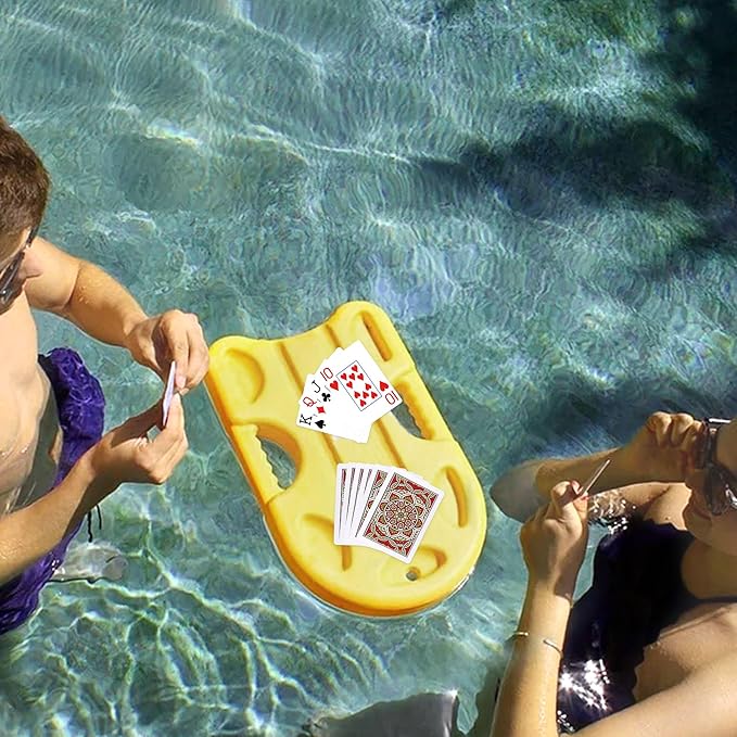 Plastic Playing Cards 2 Pack Waterproof Poker Card,Jumbo Large Print Playing Cards for Adults Seniors,2 Decks of Cards Set Poker Size Cards Professional for Fun Card Game