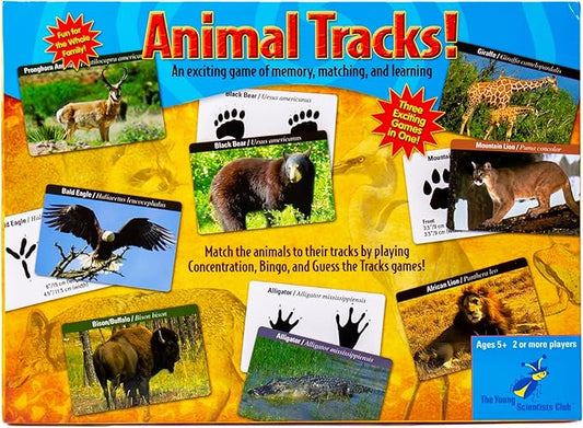 The Young Scientists Club Animal Tracks Game