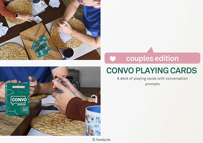 FamilyLife’s Convo Playing Cards – Family Games For Adults with Fun and Deep Conversations – Ice Breaker Conversation Games for Any Gathering