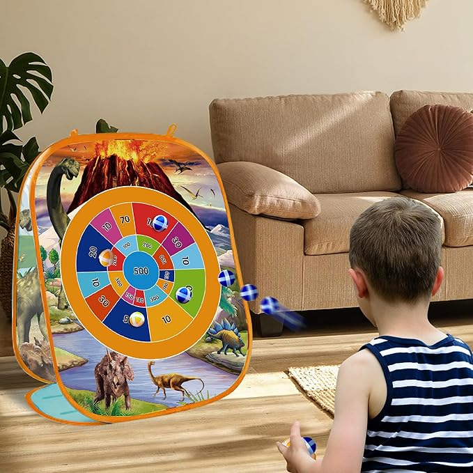Bean Bag Toss Game for Kids Outdoor Yard Party Games for Toddlers Double-Sided Foldable Cornhole Board Gifts for Kids 3-8 Years Old