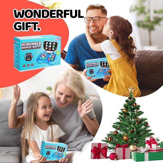 Handheld Game for 6-12, Sensory Fidget Toys for Kids 8-12, Boys&Girl ADHD Toys,999 Levels. 4 Modes，Birthday Gifts for Boys Girls，Fidget Toys for Kids Age 6-12