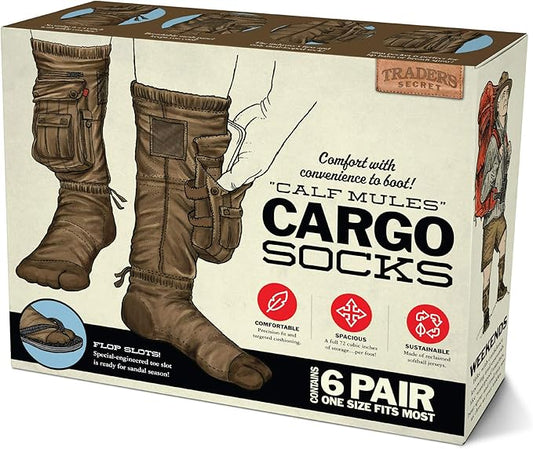 Prank Pack Prank Gift Box, Cargo Socks, Wrap Your Real Present in a Funny Authentic Prank-O Gag Present Box | Novelty Gifting Box for Pranksters, Birthday Gift Wrap