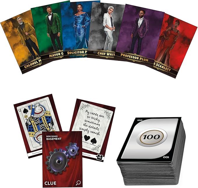 Clue Escape: The Illusionist’s Club Board Game | Escape Room Family Game | 1-Time Solve Mystery | Ages 10+ | 1-6 Players | Difficulty 4 | 90-120 Mins. (Amazon Exclusive)