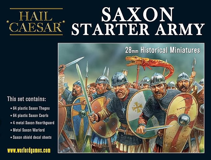 hail caesar Warlord Games, Saxon Starter Army - Wargaming Miniatures