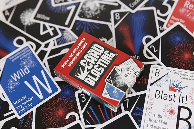 Card Blasting: Card Games for Families | Ages 8+ | 4th of July Theme