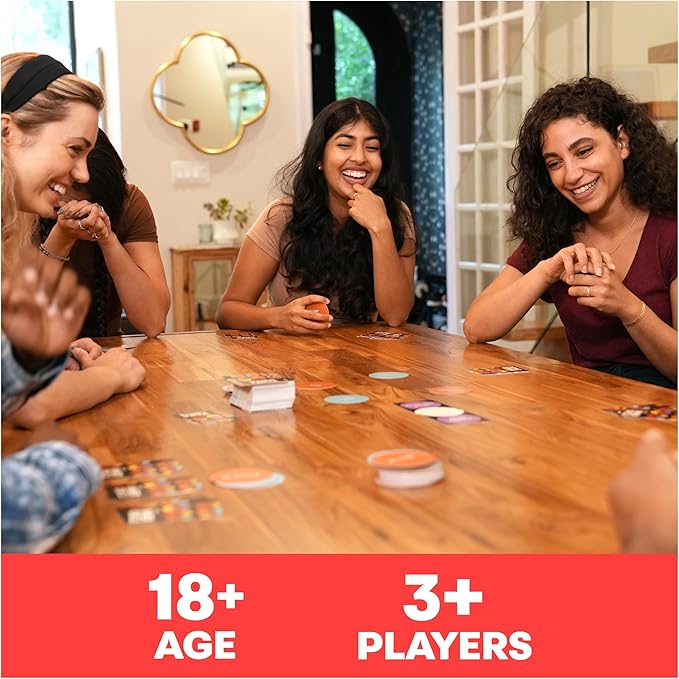 Spin Master Games, The Inner Circle, Find Common Ground with Hilarious Prompts, Party Games for Friendsgiving, Happy Hour, Bachelorette Party, Adults, 3-10 Players, for Ages 18 & Up