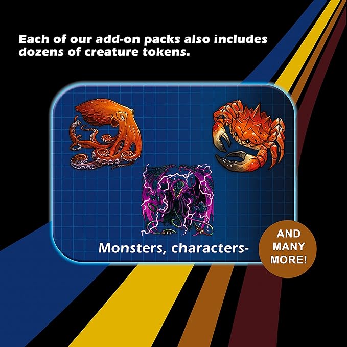 DUNGEON CRAFT: Brine Break Pack 2D Terrain Set ttrpg