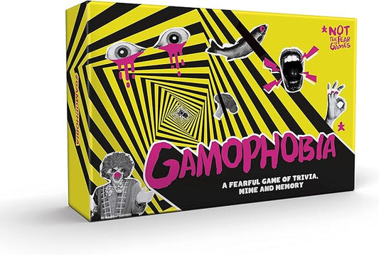 Bubblegum Stuff Gamophobia Card Game | A Fearful Game of Trivia Mime and Memory | Fun Party Game | Suitable for Adults and Teenagers …
