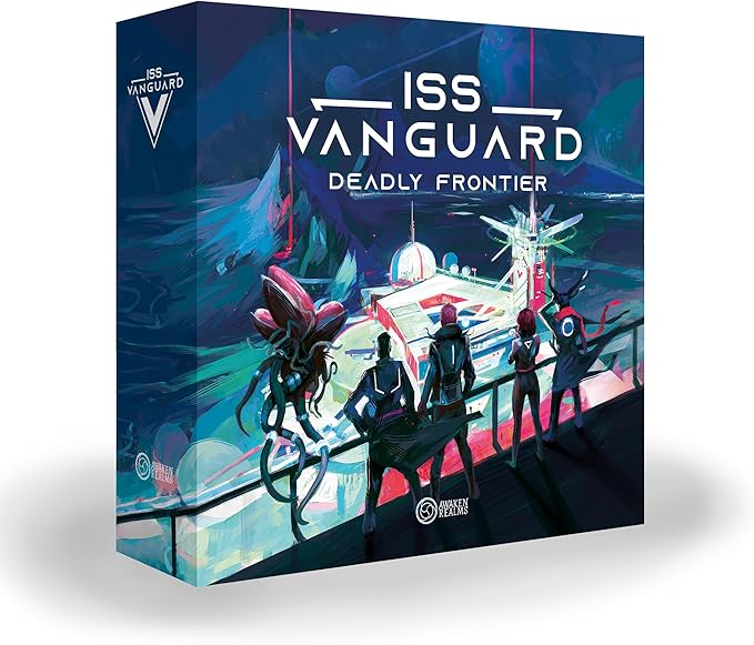 ISS Vanguard: Deadly Frontier Campaign Expansion - New Challenges & Adventures! Cooperative Sci-Fi Strategy Game, Ages 14+, 1-4 Players, 90-120 Min Playtime, Made by Awaken Realms