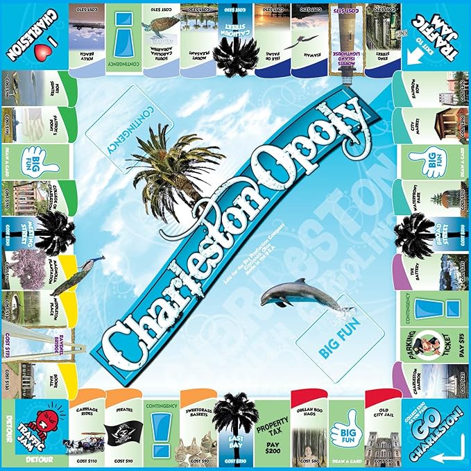 Late For the Sky Charleston-Opoly
