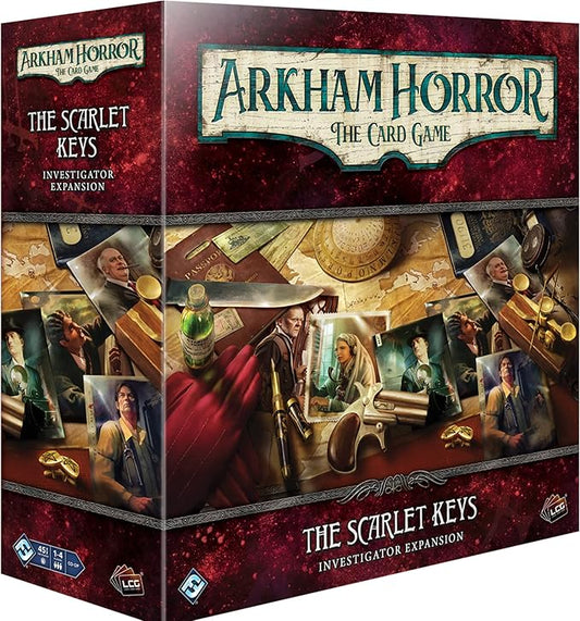 Fantasy Flight Games Arkham Horror The Card Game The Scarlet Keys Investigator Expansion | Horror Mystery Game | Cooperative Card Game | Ages 14+ | 1-4 Players | Avg. Playtime 1-2 Hours | Made