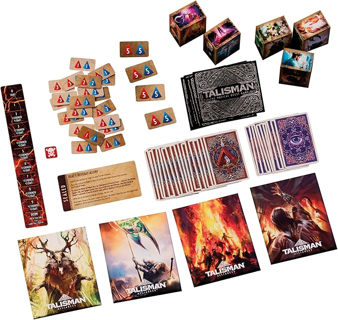 Hasbro Gaming Talisman Alliances: Fate Beckons Board Game | Talisman Expansion | Cooperative Fantasy Adventure Games | Ages 12+ | 2 to 6 Players