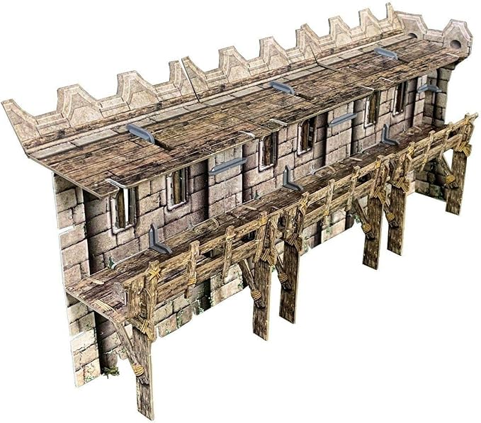 Battle Systems – Modular Fantasy Scenery – Perfect for Roleplaying and Wargames - Multi Level Tabletop Terrain for 28mm Miniatures – Colour Printed Model Diorama – DnD Warhammer (Citadel)
