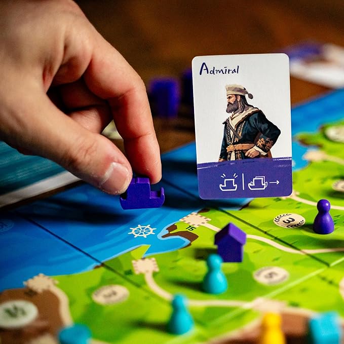 Crafty Games Sardegna Dynamic Area Control Board Game by Stefan Dorra, 2-4 Players, Ages 15+, 30 Minute Play time