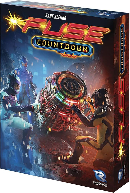 Fuse: Countdown - A Standalone Game Or Expansion for The Original Game, Renegade Game Studios, Cooperative Intense Gameplay, Family Strategy, Ages 14+, 1-5 Players, 10 Min Play Time