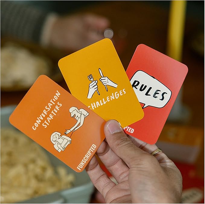 Spin Master Games, SolidRoots Funscripted, The Hilarious Dinner Party Game from The Makers of Mind The Gap, Family Games for Game Night, Ages 13+