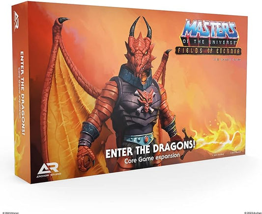 Masters of The Universe Enter The Dragons Expansion Set for Fields of Eternia Board Game, for 1-6 Players, Ages 14+