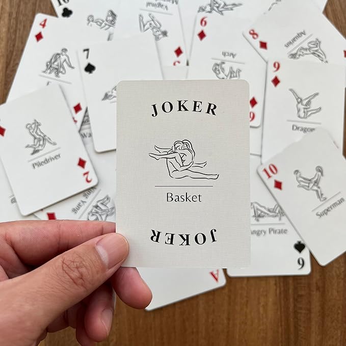 Fun Card Games for Couples - Poker Position Couple Game for Date Night - Deeper Relationship Connection Card Games - Good Idea for Gift