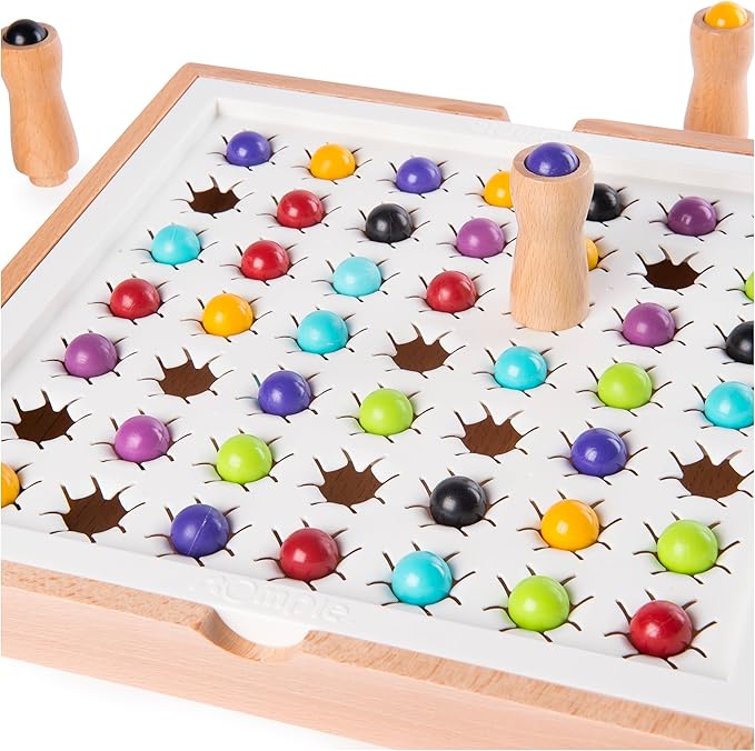 Stomple Game by Marbles Brain Workshop, Fun Strategy Game for Kids Aged 8 and up