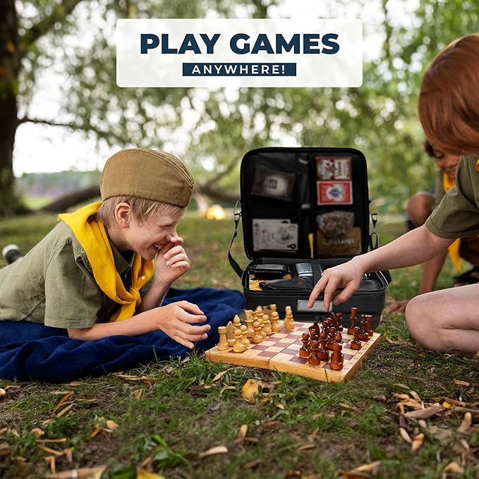 Explorer Series Board Game Bag for Organization, Travel, and Board Game Storage: The Foothills