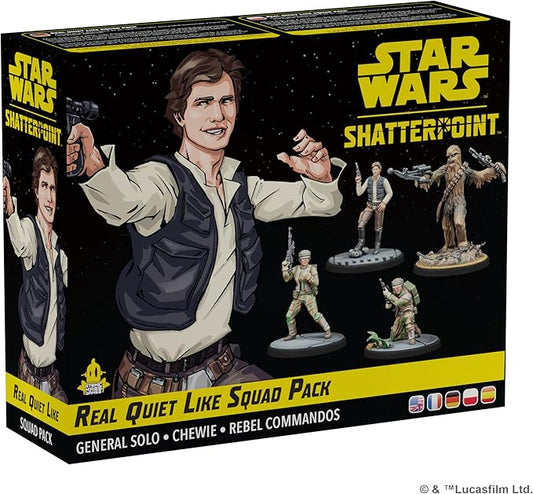 Star Wars Shatterpoint Real Quiet Like Squad Pack - Tabletop Miniatures Game, Strategy Game for Kids and Adults, Ages 14+, 2 Players, 90 Minute Playtime, Made
