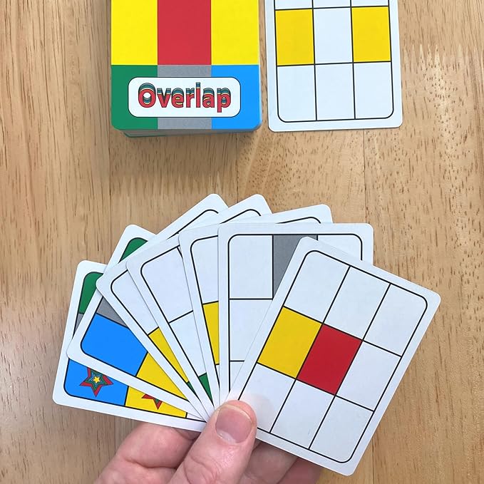Overlap A Deceptively Simple Strategy Game - Mensa Award Winning Card Game - 2 Player Game or Up to 8 Players - Card Games for Adults and Families