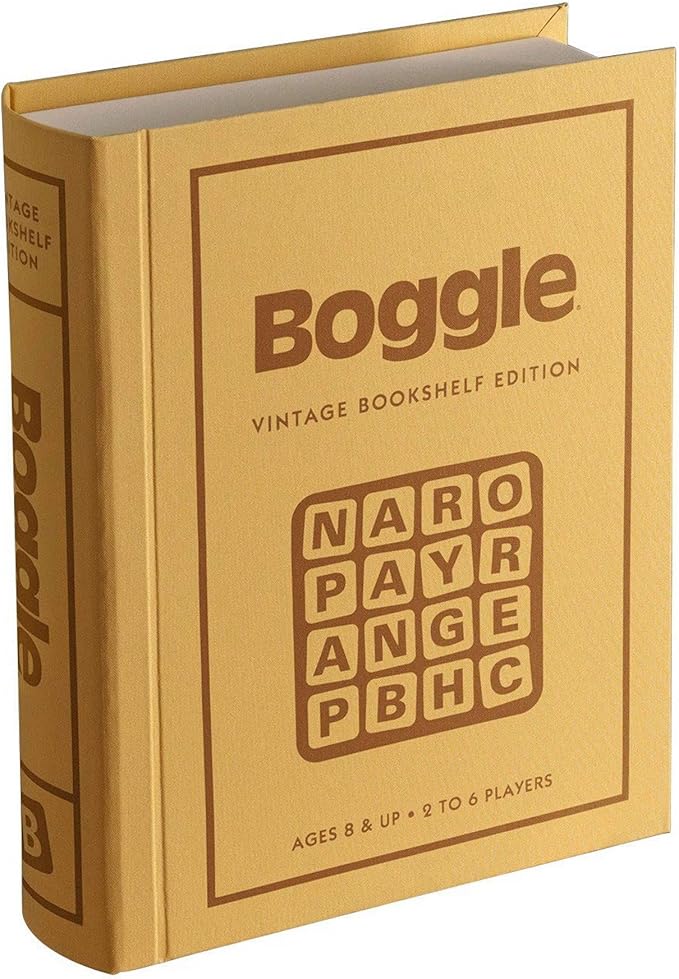 WS Game Company Boggle Vintage Bookshelf Edition