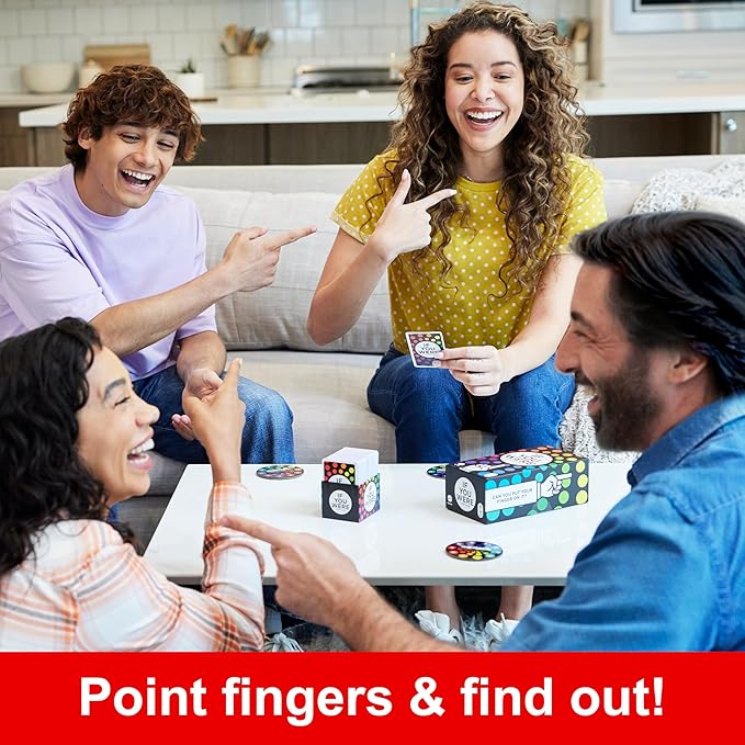 Mattel Games If You were a Party Game with Ridiculous Questions & Finger Voting with Cards & Spinners for 3 to 8 Players