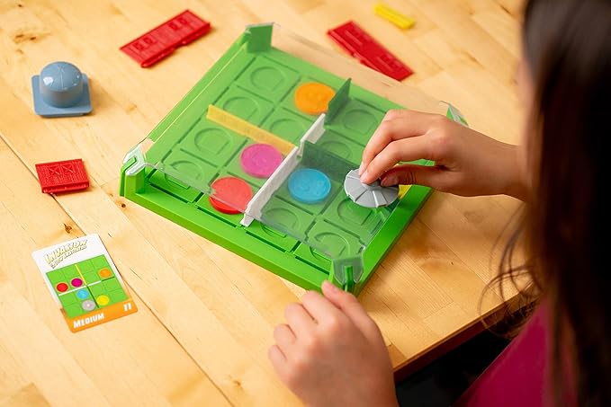 Think Fun Invasion of the Cow Snatchers STEM Toy and Logic Game for Boys and Girls Age 6 and Up - A Magnet Maze Logic Puzzle, Multi, (1021)