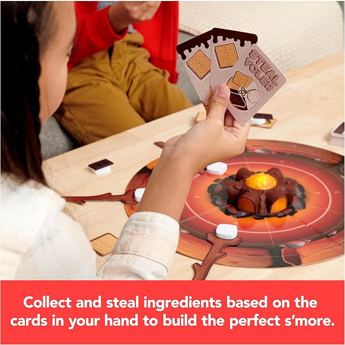 HERSHEY’S S’mores Perfectly Toasted Game by Spin Master Games, Kids Toys & Kids Games & Camping Games, Board Games for Family Night, for Kids Ages 6+