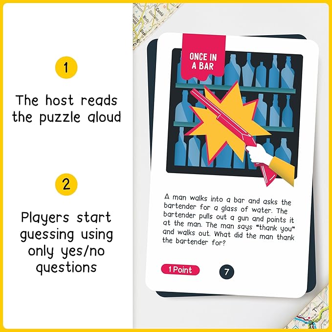 WELL BALANCED Road Trip Mysteries - Car Game for Adults & Teens, Road Trip Travel Essentials