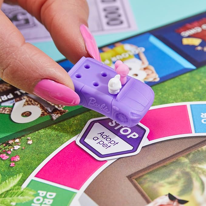 Hasbro Games The Game of Life: Barbie Edition Board Game | Ages 8+ | 2 to 4 Players | Fun Family Games for Kids and Adults | Kids Gifts (Amazon Exclusive)