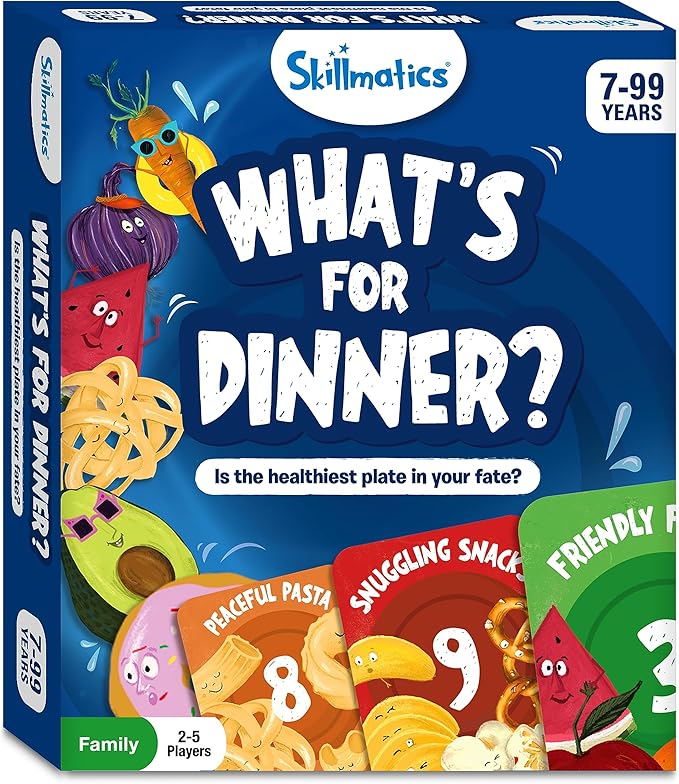 Skillmatics Card Game - What's for Dinner, Fun Strategy & Memory Game, Gifts & Family Friendly Games for Ages 7 and Up