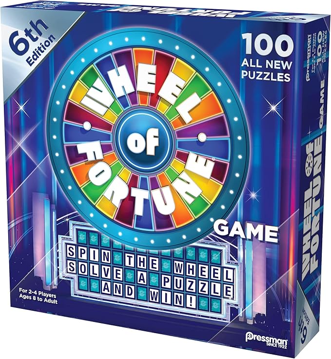 Wheel of Fortune Game: 6th Edition - Spin The Wheel, Solve A Puzzle, And Win by Pressman
