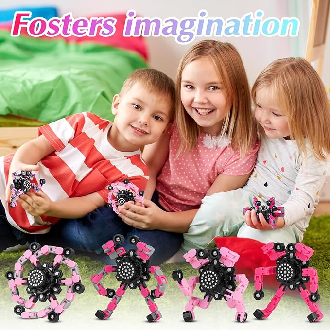for Mom Fidget Toys for Teen Girls, Transformable Fidget Spinners for Kids,Sensory Toys for Girls and Boys, Stocking Stuffers for Kids Adults Party Favors Toy