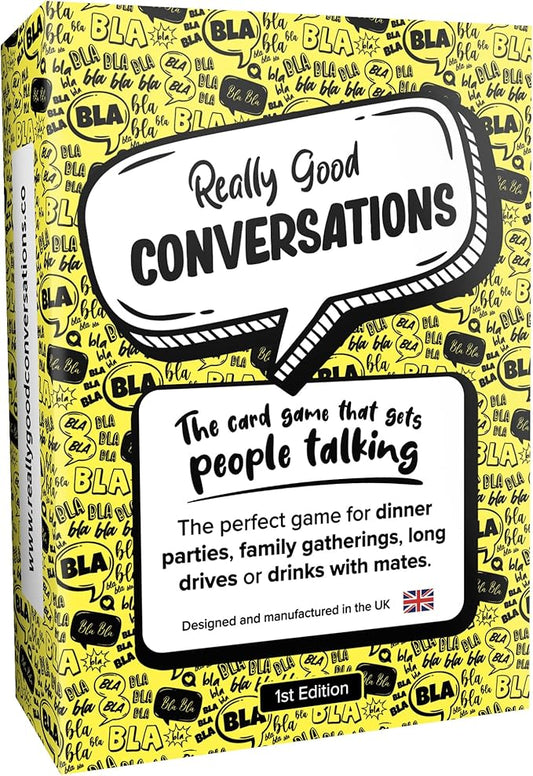 1 - Fun Conversation Starters, Thought Provoking Questions for Family and Friends, Party Games, The Original Conversation Game Out of The UK