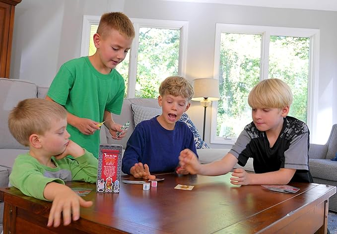 Not It Dice Games for Kids Strategy Game for Family Night Fun Card Game Stocking Stuffer Gift 3+ Players Ages 6+ Castle Land