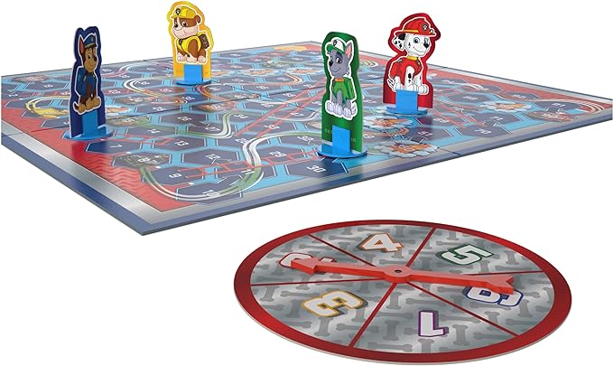 Spin Master Games, PAW Patrol Pups ‘N Ladders Game, PAW Patrol Toys, Classic Activity Toy, for Kids & Family, 2-4 Players, for Ages 4 & Up
