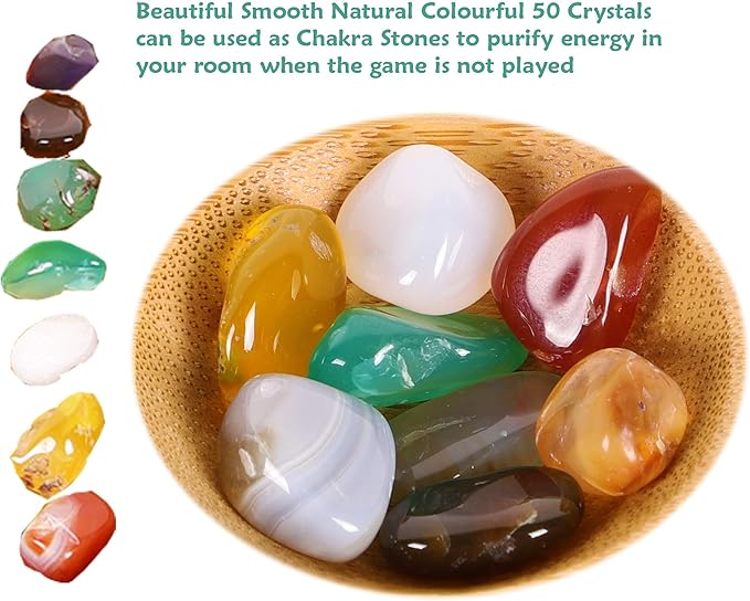 TOWO Mancala Board Game - Kalaha Board Game with Folding Wooden Board Natural Stone Pebbles -Families Board Games-Mancala Games Strategic Game for Kids Adult