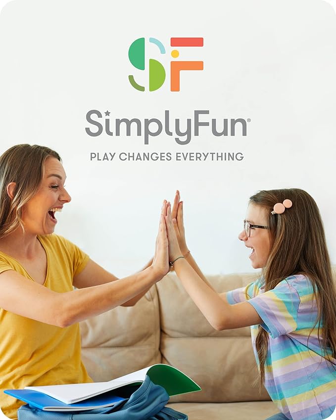 SimplyFun Sumology Math Game - One of The Most Fun Math Games for Kids Ages 8-12 - Practice Addition, Subtraction, Multiplication and Division - 2 or More Players or Play in Teams!
