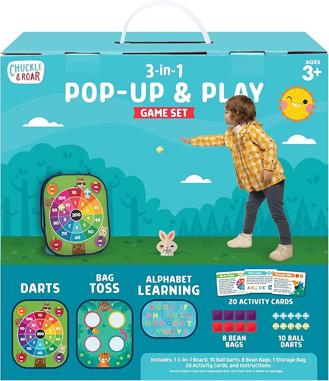 Chuckle & Roar 3-in-1 Pop Up and Play Game Set Medium