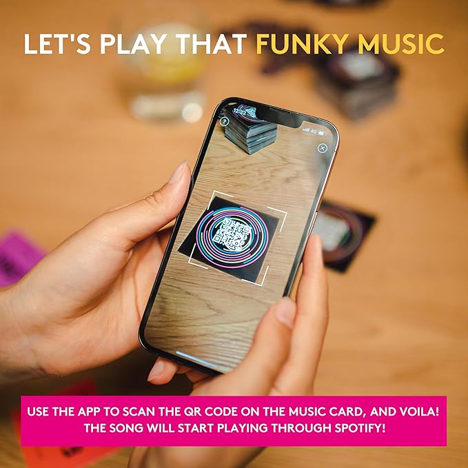 Jumbo Hitster - The Music Party Card Game, Fun Music Quiz Card Game, 2-10 Players - 300 Plus Iconic Music Hits - Great for Adult and Family Game Nights (US Edition)