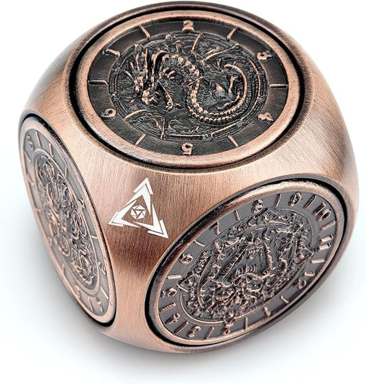 Haxtec Spinner Dice 7-in-1 Metal DND Dice Set Unique Dice Spinner Goblins Metal D&D Die for Dungeons and Dragons DND Gifts