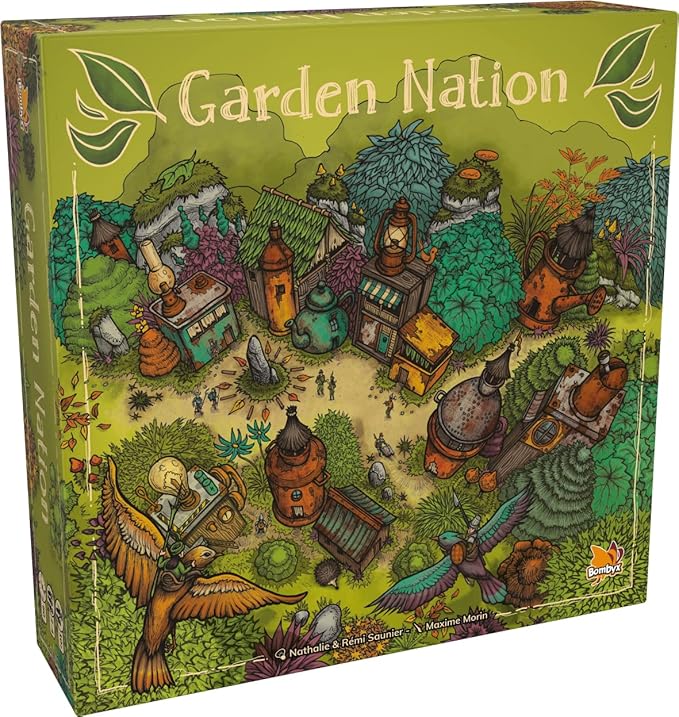 Garden Nation - War and Building Board Game,, Ages 10+, 2-4 Players, 60 Min