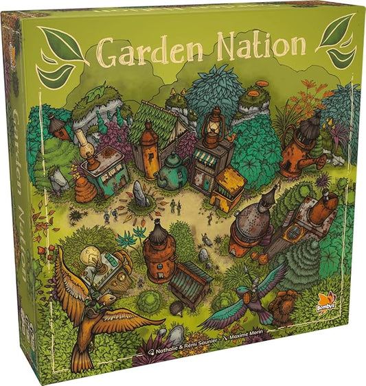 Garden Nation - War and Building Board Game,, Ages 10+, 2-4 Players, 60 Min