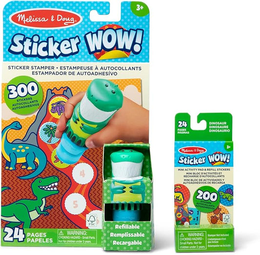 Melissa & Doug Sticker Wow! Dinosaur Bundle