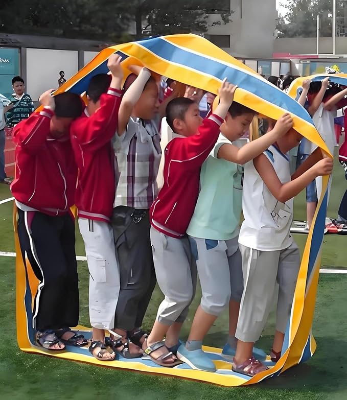 Team Building Games Teamwork Games for Working Adults, Group Activities Mat for School Students Teens, Field Day Games (20 ft, Pack of 1)