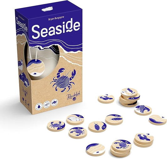 Seaside - Ocean-Themed, Travel Friendly Family Game | Water Resistant | Ages 8+ | 1 to 5 Players | 20 Minutes
